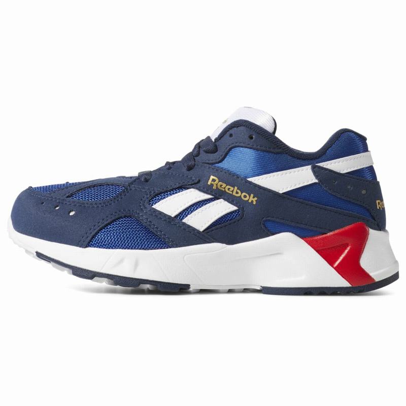 Tenisi Reebok Aztrek X Gigi Hadid Baieti Bleumarin/Albastru Regal/Albi Romania IJ9980ZO